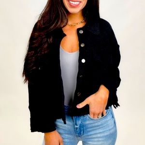 POL shacket slight cropped nwot